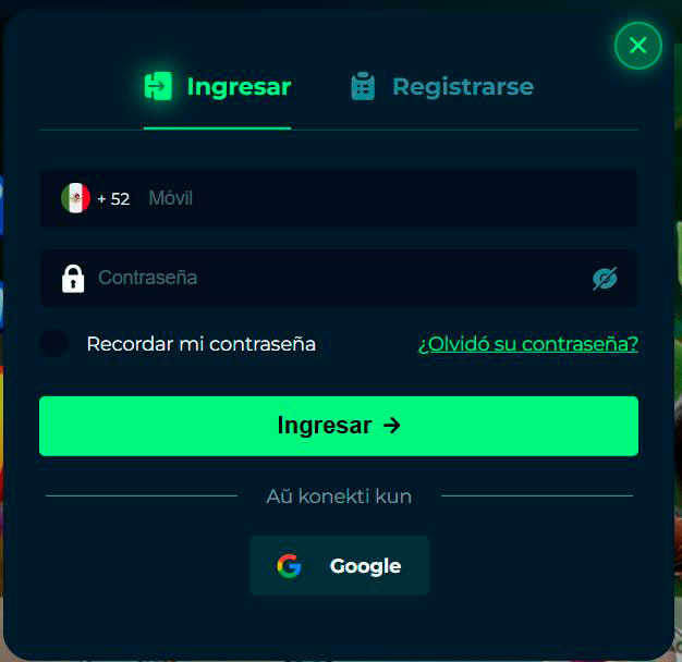 Iniciar sesión en el casino Rajajoy